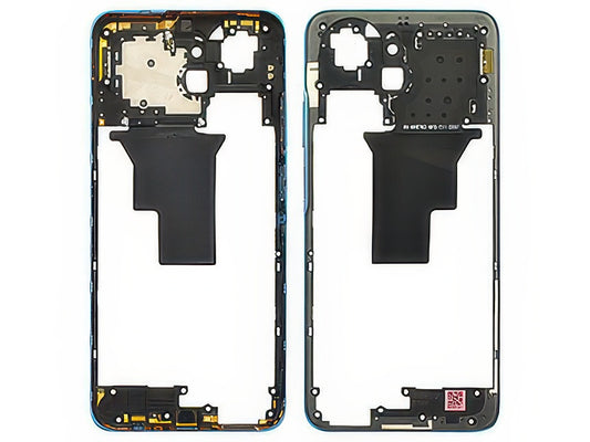 Cover Posteriore + Tasto Volume + Antenna NFC Ocean Blu per Honor X7a