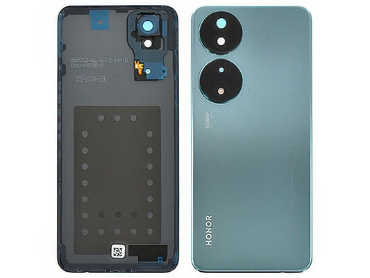 Cover Batteria + Vetrino Camera + Adesivi Emerald Verde per Honor X7b