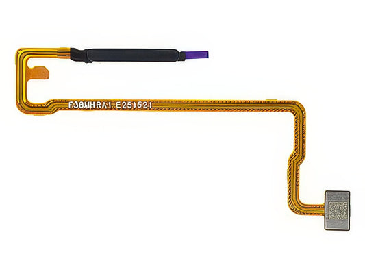 Flat Cable + Lettore Impronta Midnight Nero per Honor X7c 5G