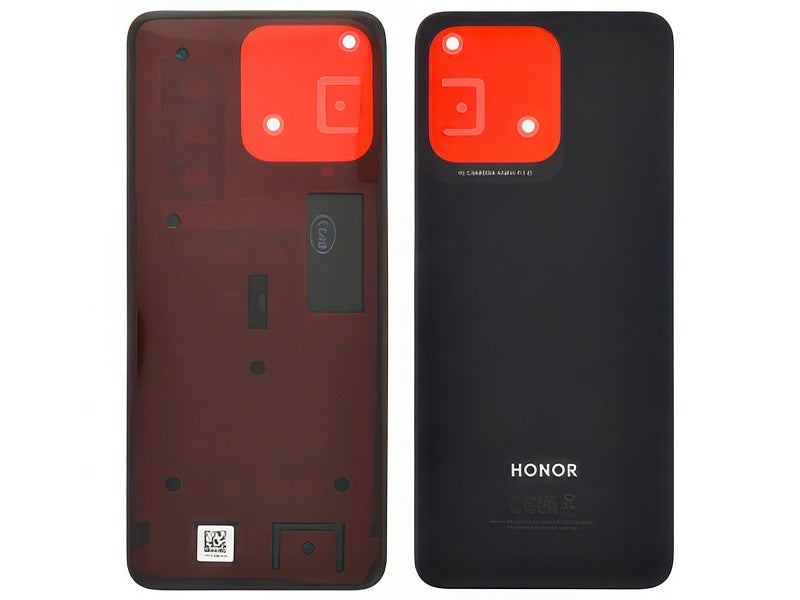 Cover Batteria + Adesivi Midnight Nero per Honor X8 5G