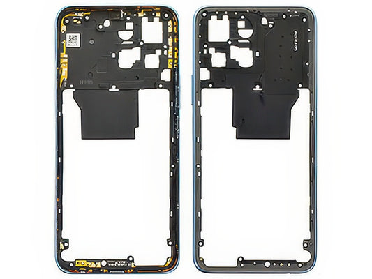 Cover Posteriore + Tasto Volume + Antenna NFC Ocean Blu per Honor X8 5G