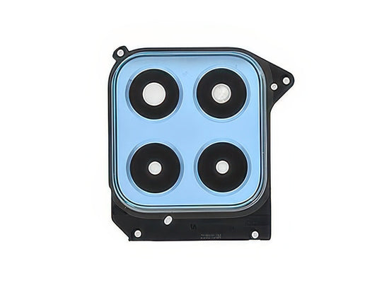 Cover Camera + Vetrino + Adesivi Ocean Blu per Honor X8 5G