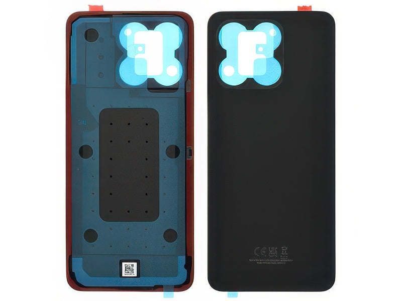 Cover Batteria + Adesivi Midnight Nero per Honor X8a