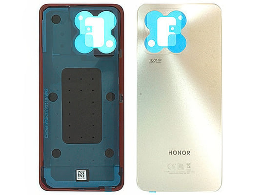 Cover Batteria + Adesivi Titanium Silver per Honor X8a