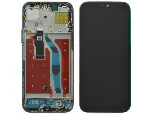 Lcd + Touch Screen + Frame + Tasti Volume Glamorous Verde per Honor X8b