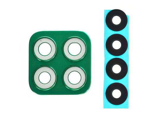 Cover Camera + Vetrino + Adesivi Glamorous Verde per Honor X8b