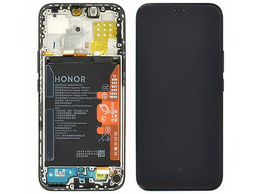 Lcd + Touch Screen + Frame + Batteria Midnight Nero per Honor X8c
