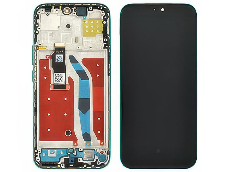 Lcd + Touch Screen + Frame + Tasti Laterali Marrs Verde per Honor X8c