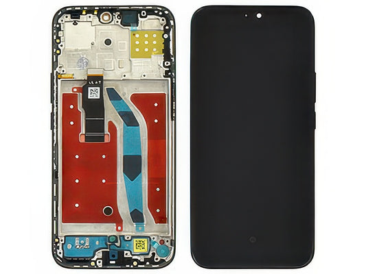 Lcd + Touch Screen + Frame + Tasti Laterali Midnight Nero per Honor X8c