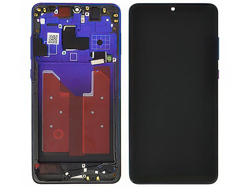 Lcd + Touch Screen + Frame + Tasti Laterali Twilight per Huawei Mate 20