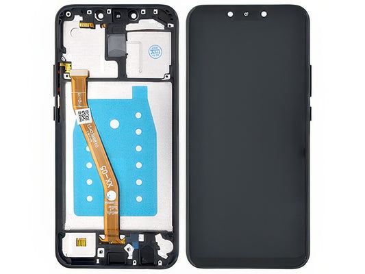 Lcd + Touch Screen + Frame + Tasti Laterali Nero per Huawei Mate 20 Lite