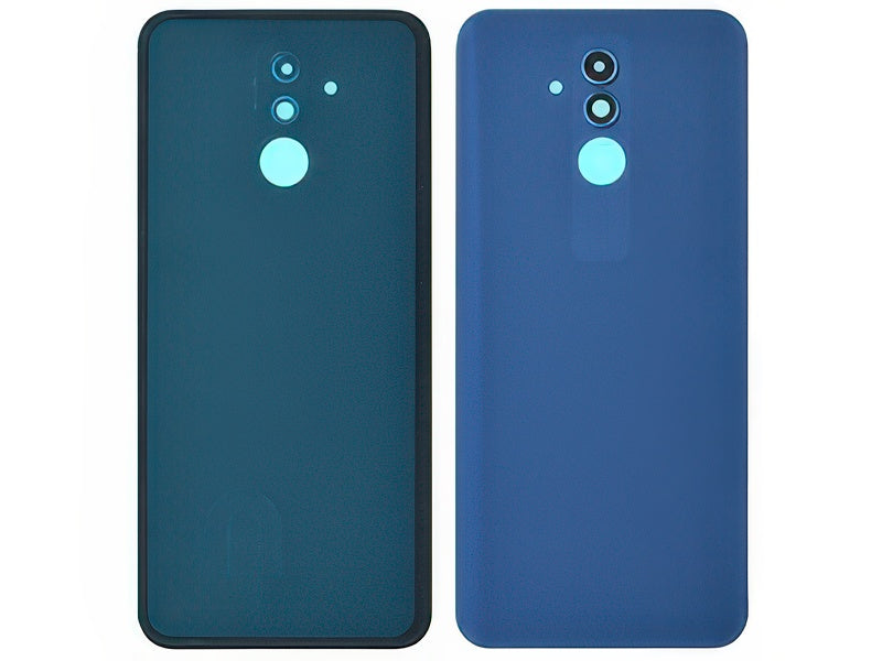 Cover Batteria + Vetrino Camera Blu per Huawei Mate 20 Lite