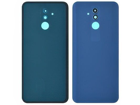 Cover Batteria + Vetrino Camera Blu per Huawei Mate 20 Lite
