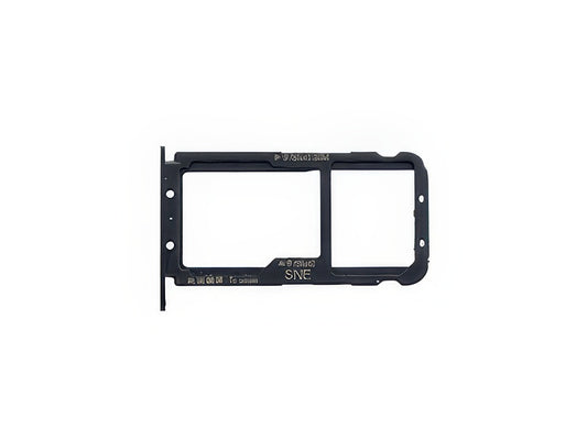 Sportello Sim Card/SD Card + Alloggio Nero per Huawei Mate 20 Lite