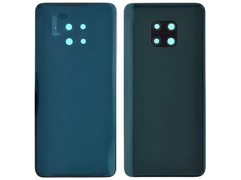 Cover Batteria + Vetrino Camera + Adesivo Verde per Huawei Mate 20 Pro