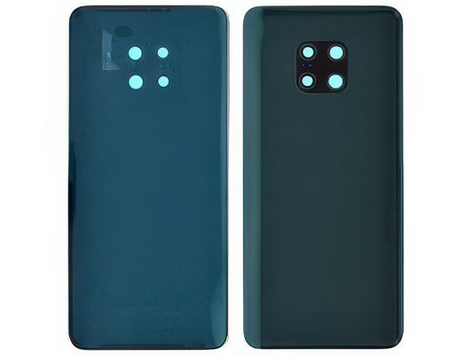 Cover Batteria + Vetrino Camera + Adesivo Verde per Huawei Mate 20 Pro