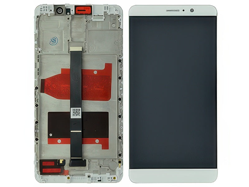 Lcd + Touch Screen + Frame Bianco per Huawei Mate 9