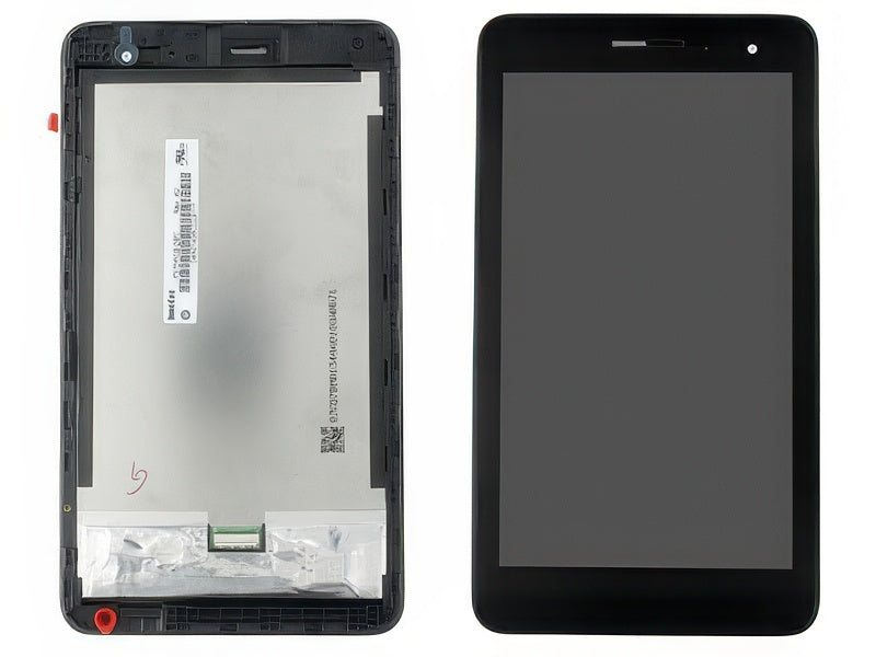 Lcd + Touchscreen + Frame Nero per Huawei Media Pad T1 7.0