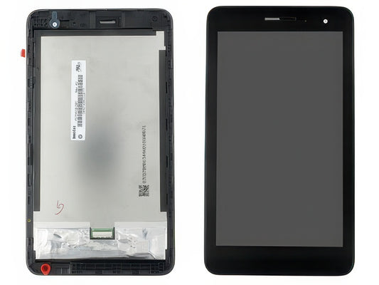 Lcd + Touchscreen + Frame Nero per Huawei Media Pad T1 7.0