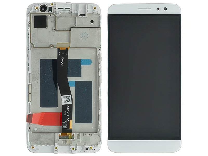 Lcd + Touchscreen + Frame Bianco per Huawei Nova Plus Dual-Sim