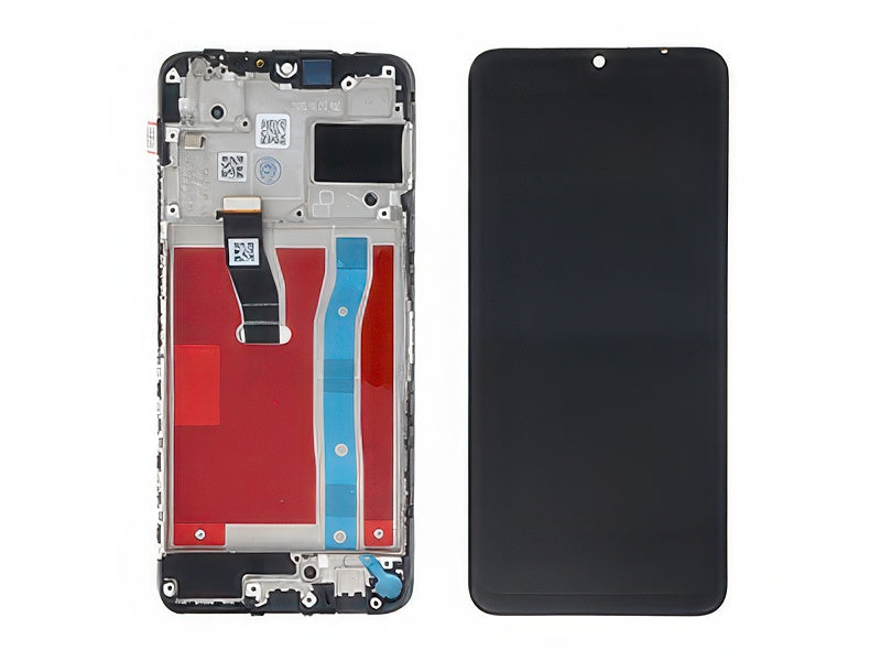 Lcd + Touch Screen + Frame Nero per Huawei Nova Y70