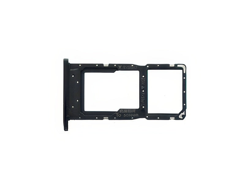 Sportello Sim Card/SD Card + Alloggio Nero per Huawei P Smart 2019