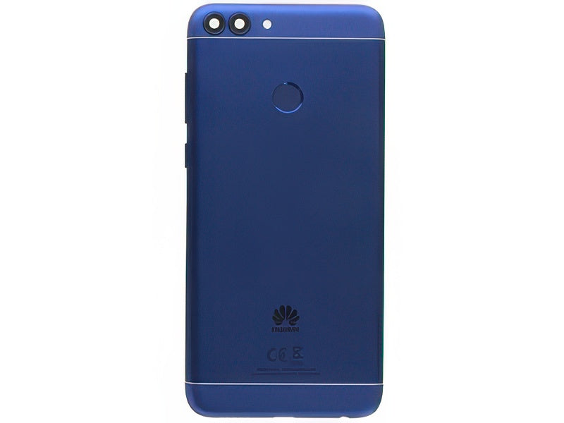 Cover Batteria + Vetrino Camera + Lettore Impronta + Tasti Laterali Blu per Huawei P Smart Dual Sim
