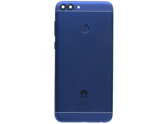 Cover Batteria + Vetrino Camera + Lettore Impronta + Tasti Laterali Blu per Huawei P Smart Dual Sim