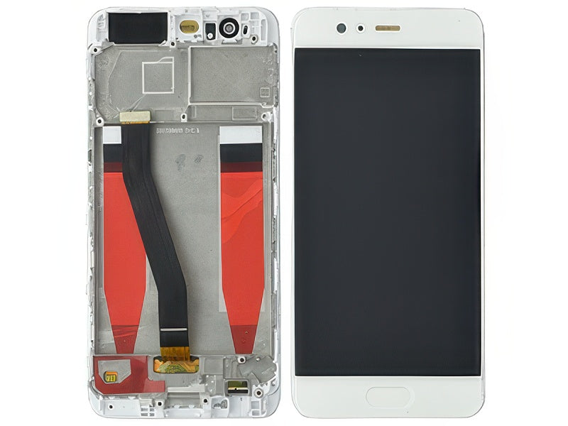 Lcd + Touchscreen + Frame Bianco per Huawei P10