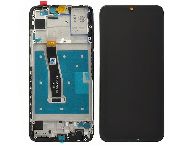 Lcd + Touch Screen + Frame Nero per Huawei P Smart+ 2019