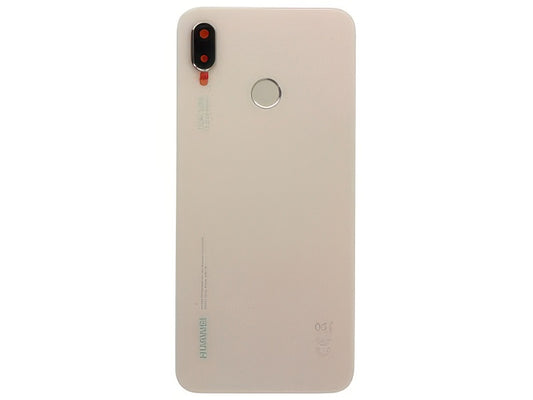 Cover Batteria + Vetrino Camera + Lettore Impronta Rosa per Huawei P20 Lite