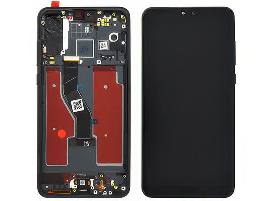 Lcd + Touch Screen + Frame + Tasti Laterali Nero per Huawei P20 Pro