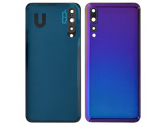 Cover Batteria + Vetrino Camera + Adesivo Twilight per Huawei P20 Pro Dual Sim