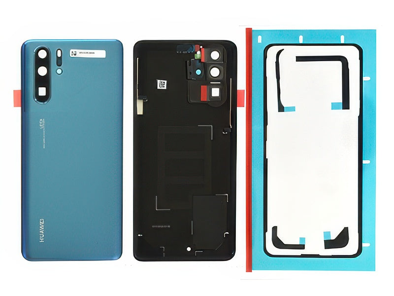 Cover Batteria + Vetrino Camera Mystic Blue per Huawei P30 Pro