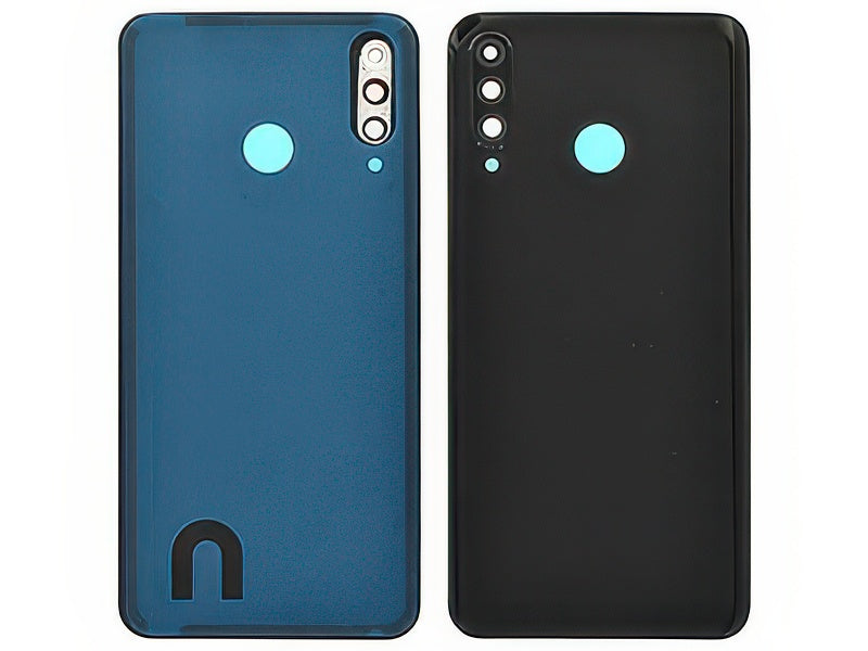 Cover Batteria + Adesivo + Vetrino Camera Nero Vers 24MP senza logo per Huawei P30 Lite