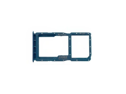Sportello Dual Sim Card/SD Card + Alloggio Blu per Huawei P30 Lite