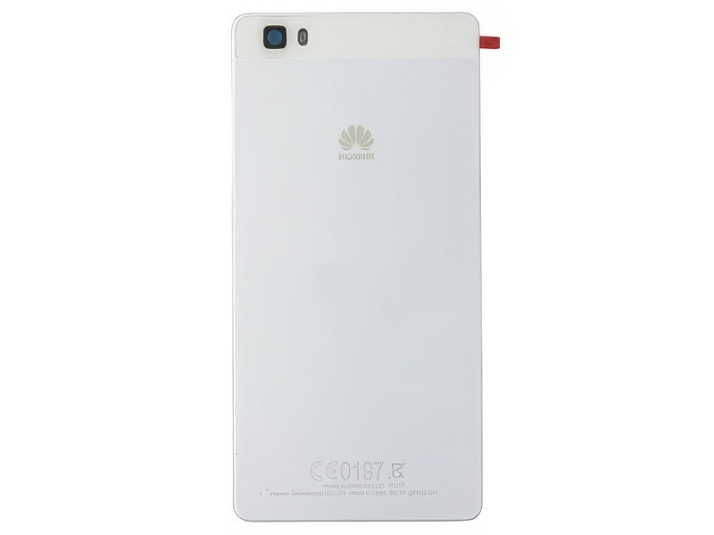 Cover Batteria + Vetrino Camera Bianco per Huawei P8 Lite