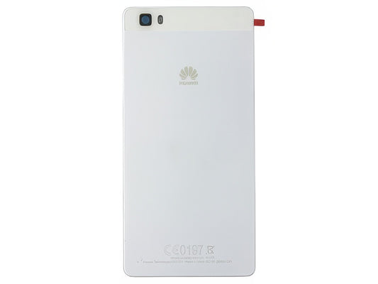 Cover Batteria + Vetrino Camera Bianco per Huawei P8 Lite