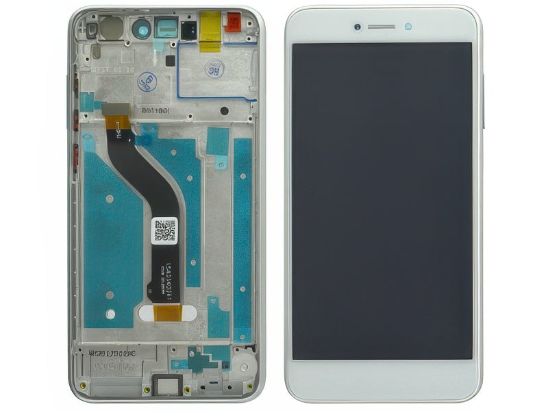 Lcd + Touch Screen + Frame + Tasti Laterali Bianco per Huawei P8 Lite 2017