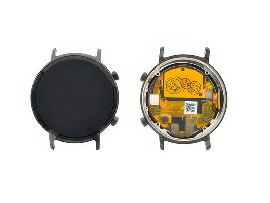 Lcd + Touchscreen + Tasti + Cassa Completo Nero "Cassa 42 mm" per Huawei Watch GT 2