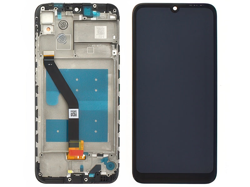 Lcd + Touchscreen + Frame Nero per Huawei Y6 2019