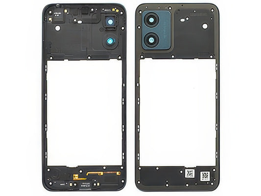 Cover Posteriore + Vetrino Camera Aurora Verde per Motorola Moto E13