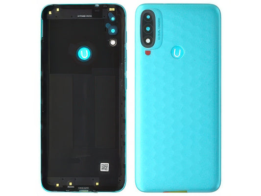 Cover Batteria + Tasti Laterali + Vetrino Camera Coastal Blu per Motorola Moto E20