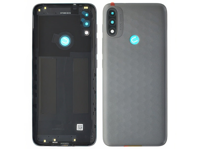 Cover Batteria + Vetrino Camera + Tasti Laterali Graphite Grigio per Motorola Moto E20