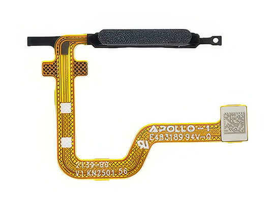 Flat Cable Lettore Impronta Astro Nero per Motorola Moto E22