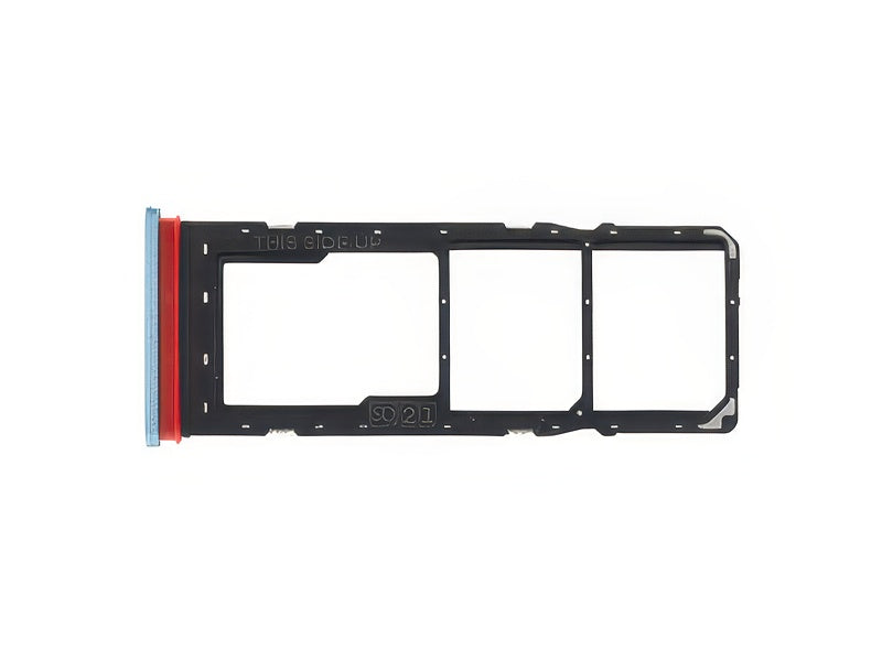 Sportello Dual Sim Card/SD Card Crystal Blu per Motorola Moto E22