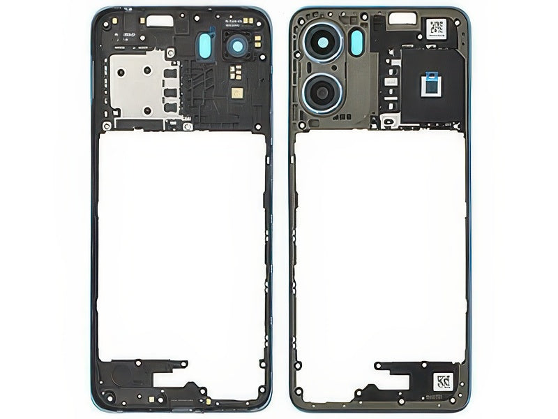 Cover Posteriore + Vetrino Camera Misty Blu per Motorola Moto E15 4G