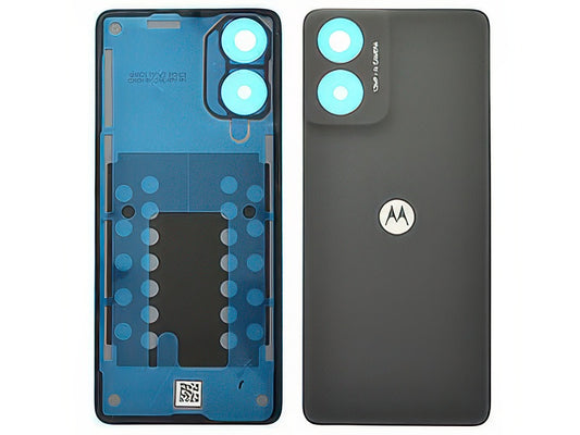 Cover Batteria + Adesivi Graphite Grigio per Motorola Moto E14 4G
