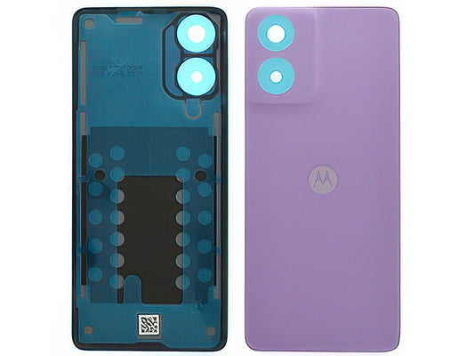 Cover Batteria + Adesivo Pastle Viola per Motorola Moto E14 4G