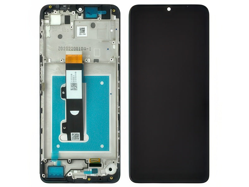 Lcd + Touch Screen + Frame Nero per Motorola Moto E22i - Originale Service Pack